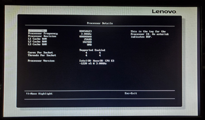 Lenovo System X3250 M6 1x Xeon E3-1220 v5 16GB DDR4 - No HDD