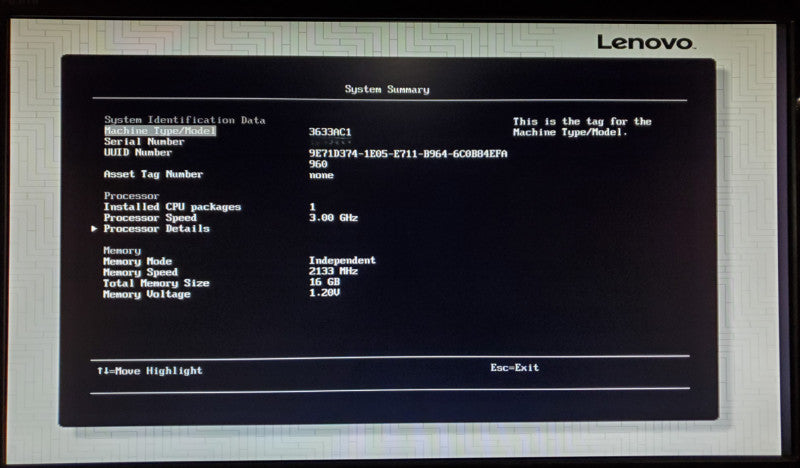 Lenovo System X3250 M6 1x Xeon E3-1220 v5 16GB DDR4 - No HDD
