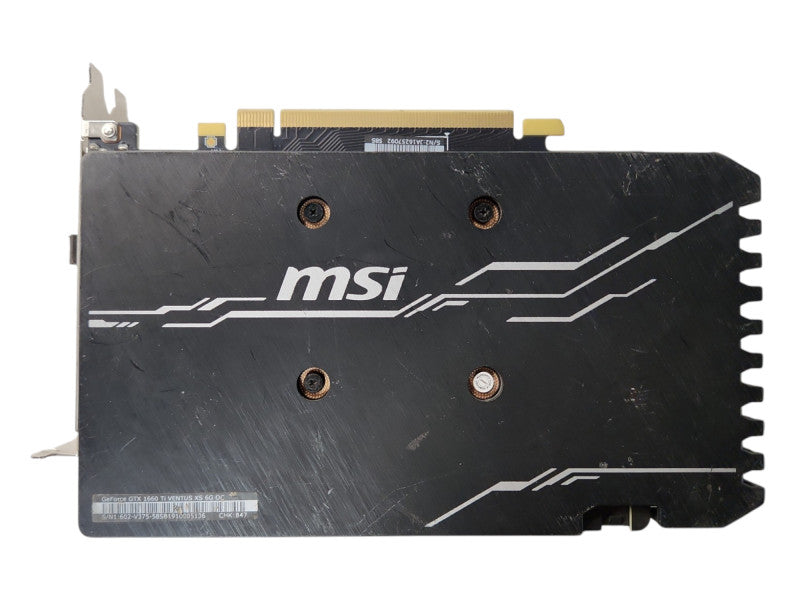 MSI GEFORCE GTX 1660 TI VENTUS XS 6G OC GRAPHICS CARD