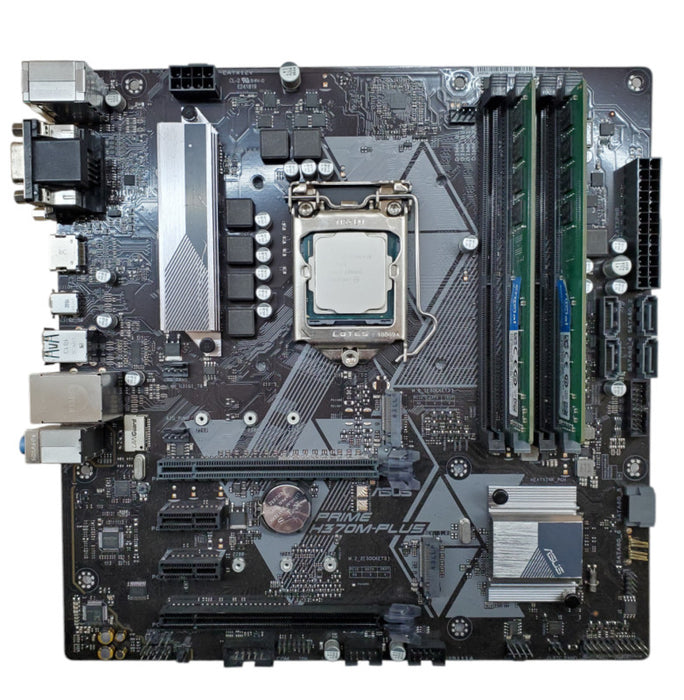 H370M-Plus Motherboard Intel Core i5-8500 16GB DDR4 - No I/O Shield