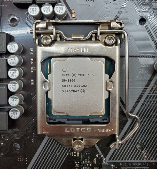 H370M-Plus Motherboard Intel Core i5-8500 16GB DDR4 - No I/O Shield