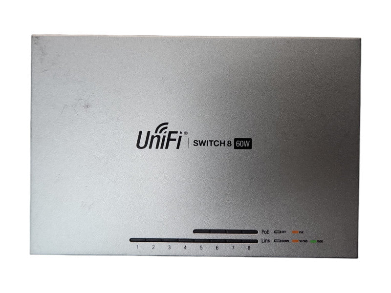 UBIQUITI UniFi Switch 8 60W US-8-60W 8 Port Gigabit PoE Switch