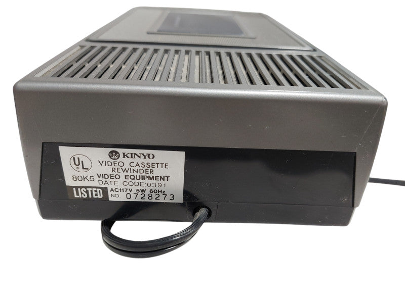 Vintage Sanyo Super Slim UV-413 VHS Video Cassette Rewinder Made in Taiwan  =
