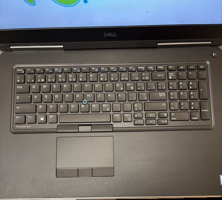 Dell Precision 7720 i7-6820HQ Quadro P3000 6GB GPU 32GB 512SSD FRENCH READ!  Lap200
