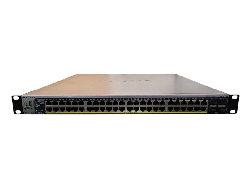 Netgear GS748TPS 48-port PoE Gigabit Switch w/ 4x SFP 2x HDMI Stacking VLAN