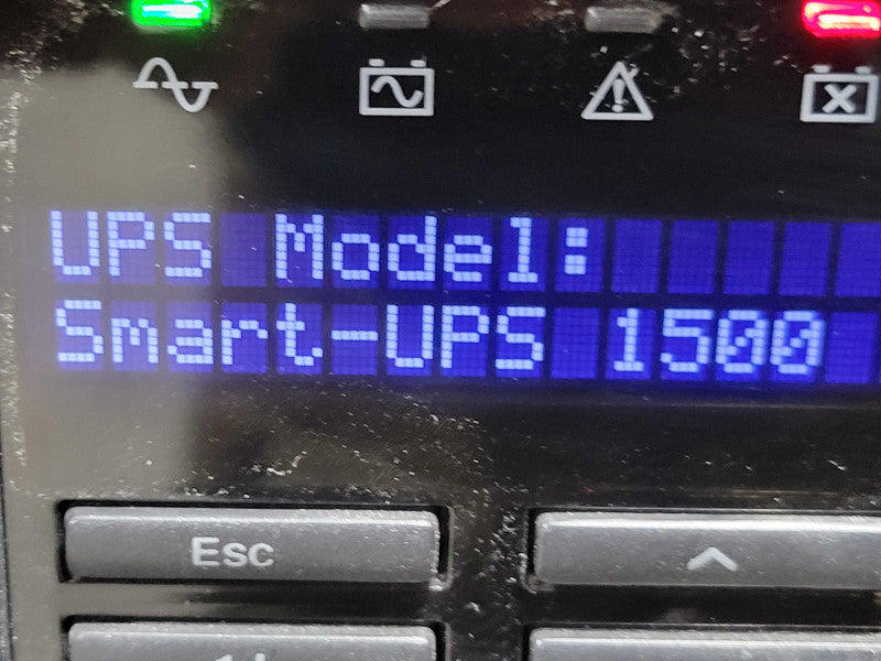 APC Smart-UPS 1500 SMT1500 120V 8 Outlet Power Supply - No Battery Q%