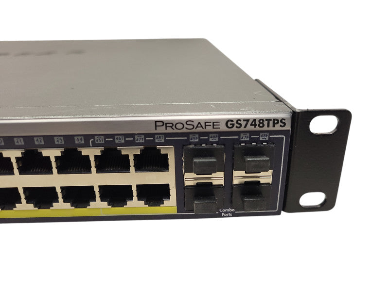 Netgear GS748TPS 48-port PoE Gigabit Switch w/ 4x SFP 2x HDMI Stacking VLAN $