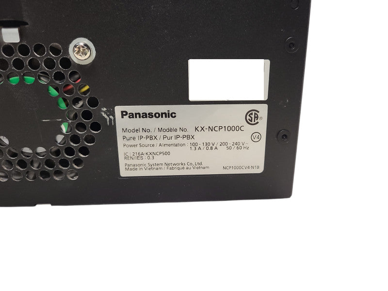 Panasonic KX-NCP1000 Pure IP-PBX Telephone System READ $