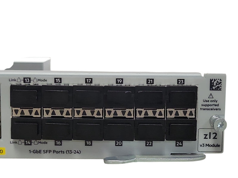 Aruba HP J9989A 5400R 12-Port Gig-T PoE+ 12-Port GbE SFP zl2 v3 Module _