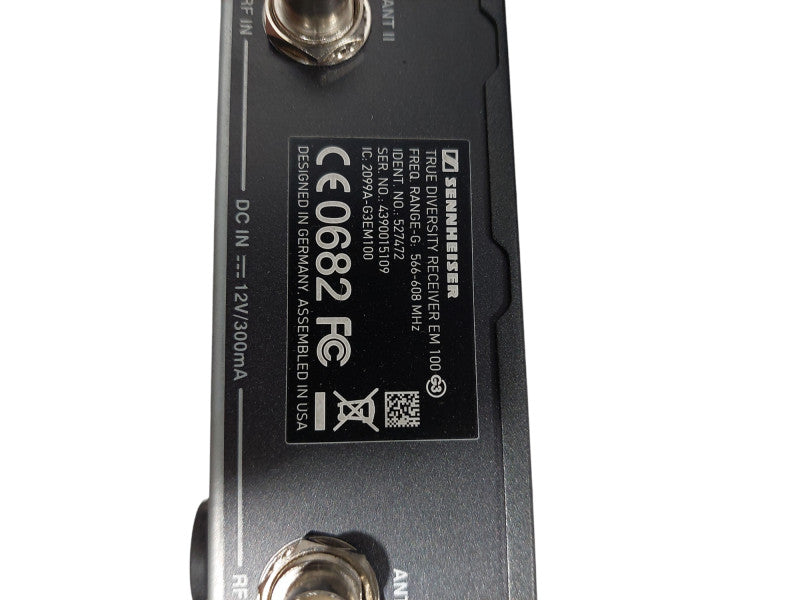 Sennheiser EW100 G True Diversity Receiver 566-608MHz  527472 =