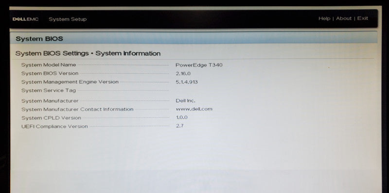 Dell PowerEdge T340 1x Xeon E-2174G 48GB RAM PERC H330 - No HDD