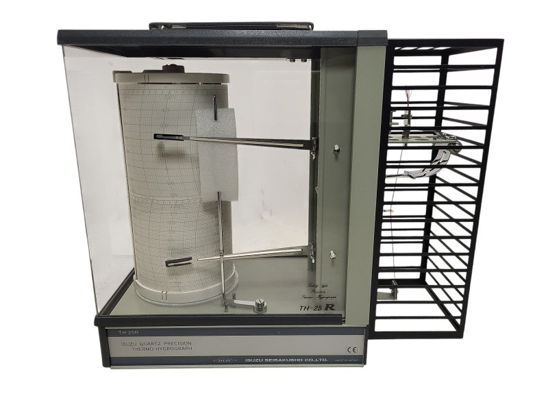 ISUZU TH-25R Quartz-Type Precision Thermo-Hygrograph Open box $