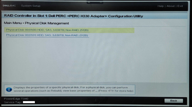 Dell PE T340 8x3.5", Xeon E-2174G, 32GB DDR4, 2x4TB SAS, H330, 2x 495W PSU