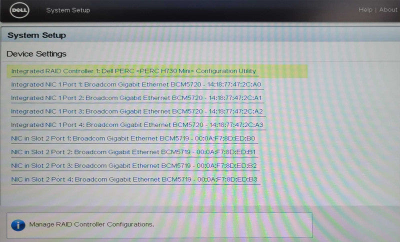 Dell PE R730 2x Xeon E5-2630v3 2.40GHz 64GB H730 Mini 5x 1.2TB SAS 2x PSU _