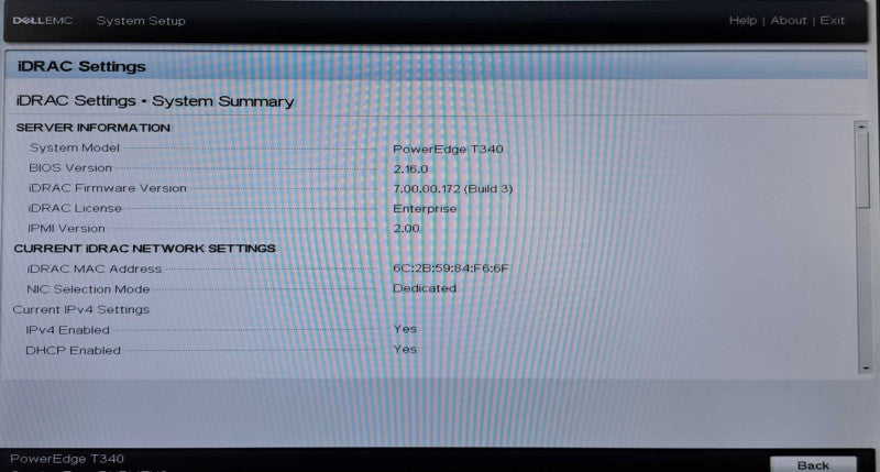 Dell PowerEdge T340 Server | Xeon E-2174G @3.80GHz, 48GB DDR4, No HDD/RAID