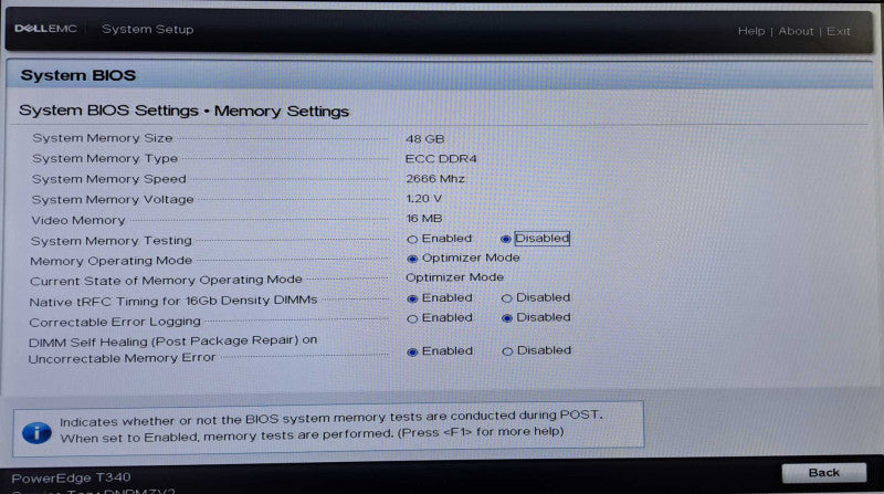 Dell PowerEdge T340 Server | Xeon E-2174G @3.80GHz, 48GB DDR4, No HDD/RAID