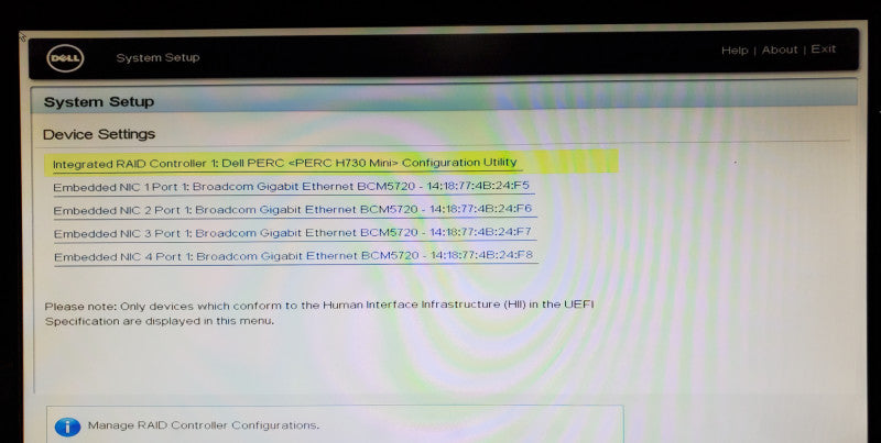 Dell PowerEdge R530 1x Xeon E5-2630 v3 16GB RAM H730 mini - No HDD