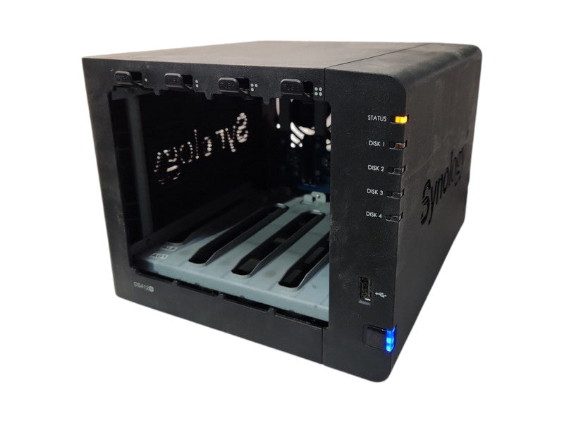 Synology DiskStation DS412+ 4-Bay NAS, No HDD & Caddies, READ