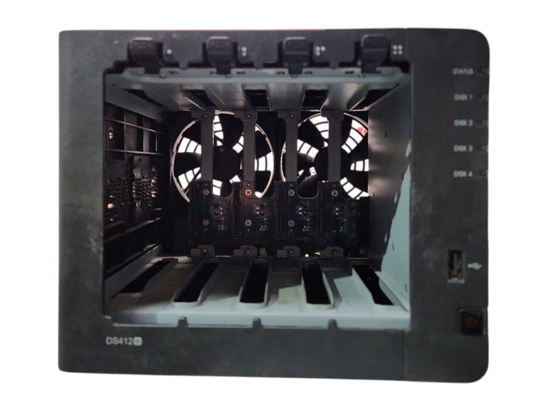 Synology DiskStation DS412+ 4-Bay NAS, No HDD & Caddies, READ