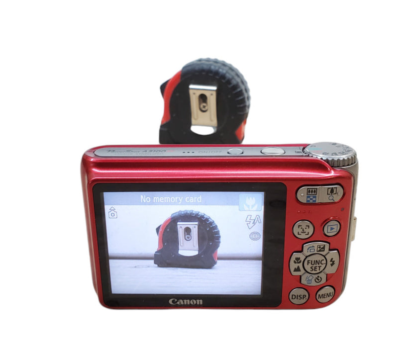 PowerShot A3100 IS 12.1MP Digital Camera - Red - No Battery