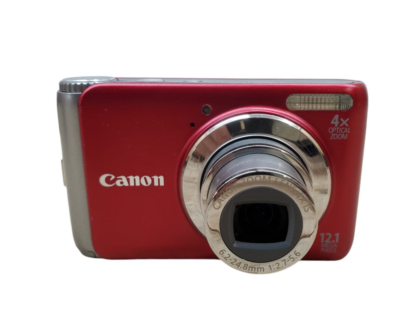 PowerShot A3100 IS 12.1MP Digital Camera - Red - No Battery