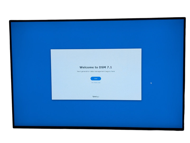 Synology RS815 1U 4 Bay NAS with 2x 4TB HDDs installed  -
