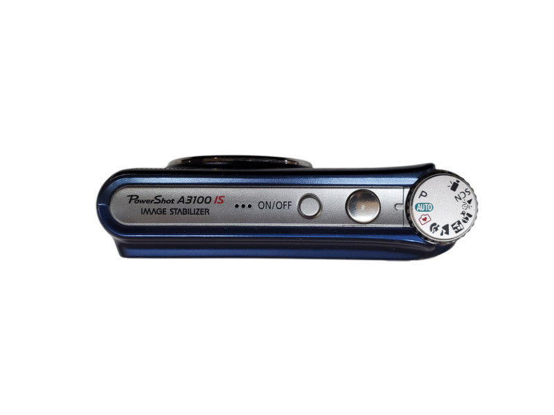 PowerShot A3100 IS 12.1MP Digital Camera - Blue - No Battery Q