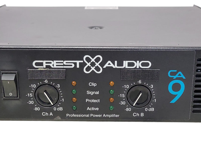 Crest Audio CA9 Professional Power Amplifier Rackmount , READ _