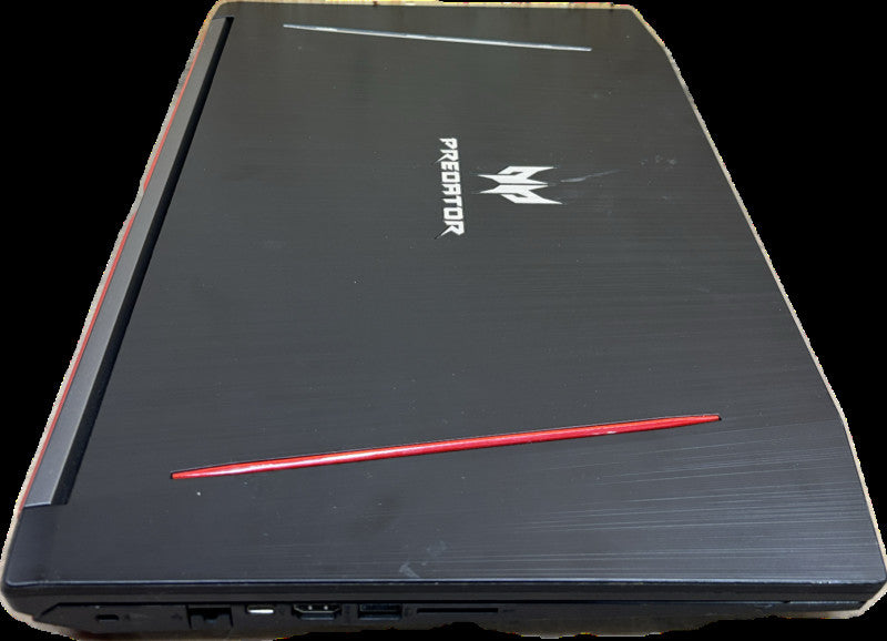 Acer Predator HELIOS300 i7-8750H Bad Keyboard/Battery For Parts/Repair READ  Lap200