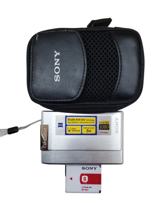 Sony Cyber-Shot DSC-T100 Digital Camera 8.1MP + Battery/Case