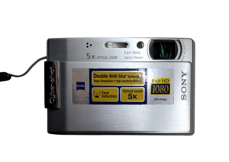 Sony Cyber-Shot DSC-T100 Digital Camera 8.1MP + Battery/Case