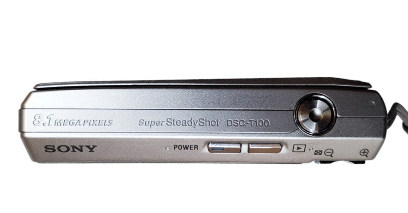 Sony Cyber-Shot DSC-T100 Digital Camera 8.1MP + Battery/Case