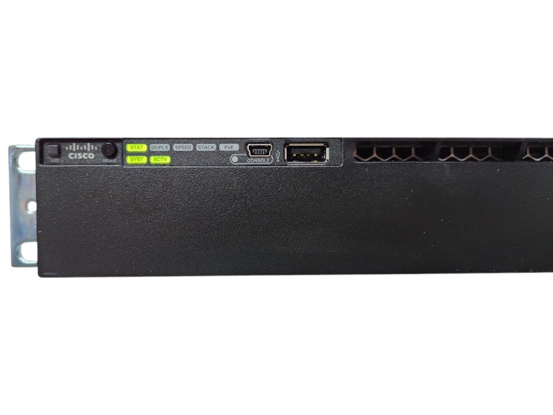 Cisco WS-C3650-8X24UQ-S 24-Port mGig PoE 10GB SFP+ switch w/ 2x 1100W PSU