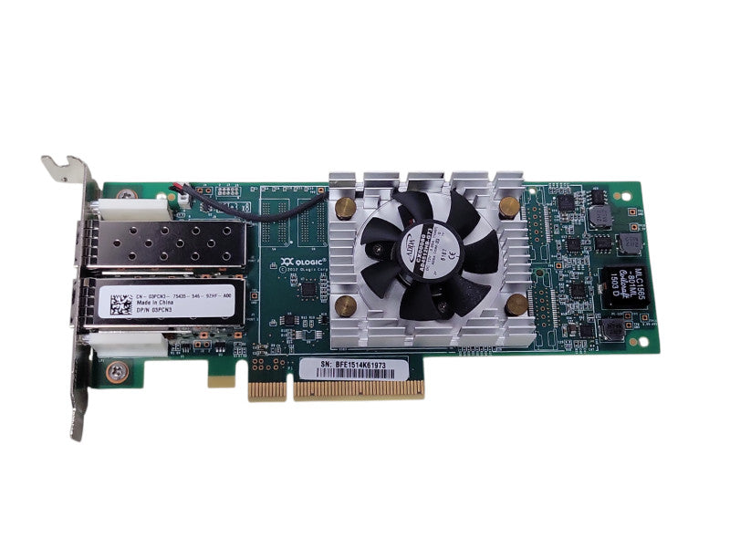 Dell QLE2662L-DEL 2-PORT PCIe Fiber Channel Adapter Low profile _