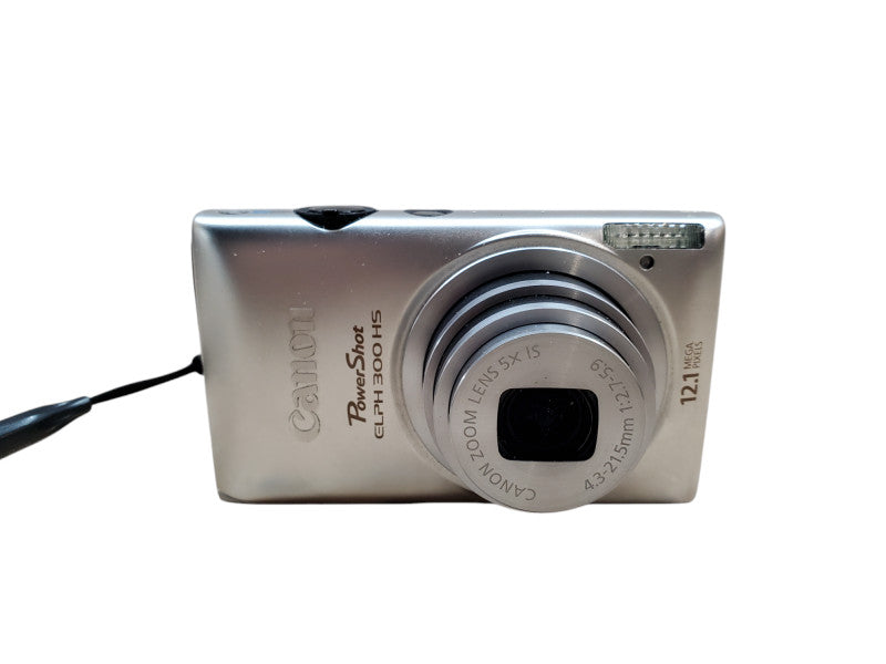 Canon PowerShot Elph 300 HS 12.1MP Digital Camera - No Battery