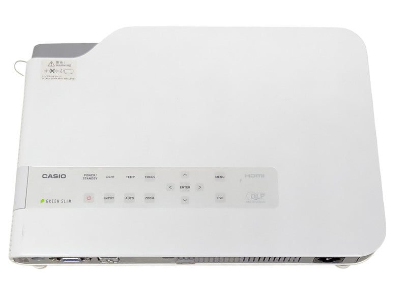 Casio XJ-A241 Green Slim XGA Desktop Multimedia Projector HDMI,1812 Hours _