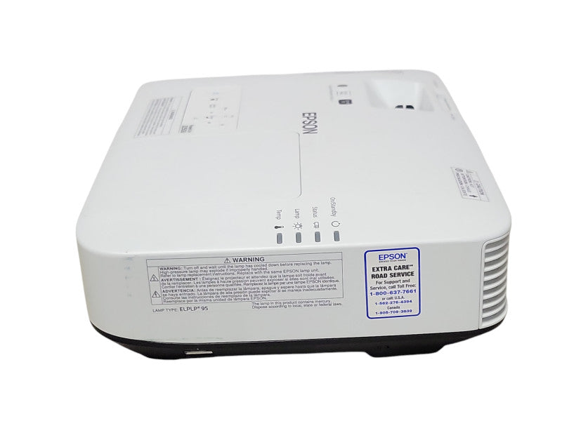 Epson PowerLite 2250U 3LCD Projector HDMI, 2307 hours, No Remote _