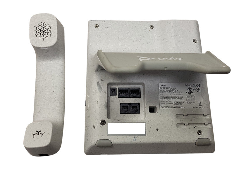 Poly Edge E320 IP Desk PoE Phone No AC No Handset Curly Cord Cable Q$