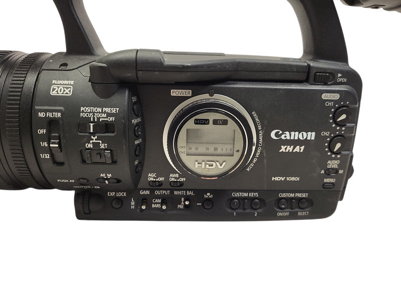 Canon XHA1 HD High Definition MiniDV Camcorder READ $