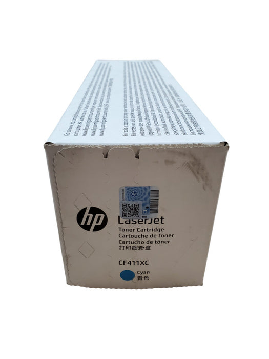 Genuine HP LaserJet Toner Cartridge CF411XC Cyan - New