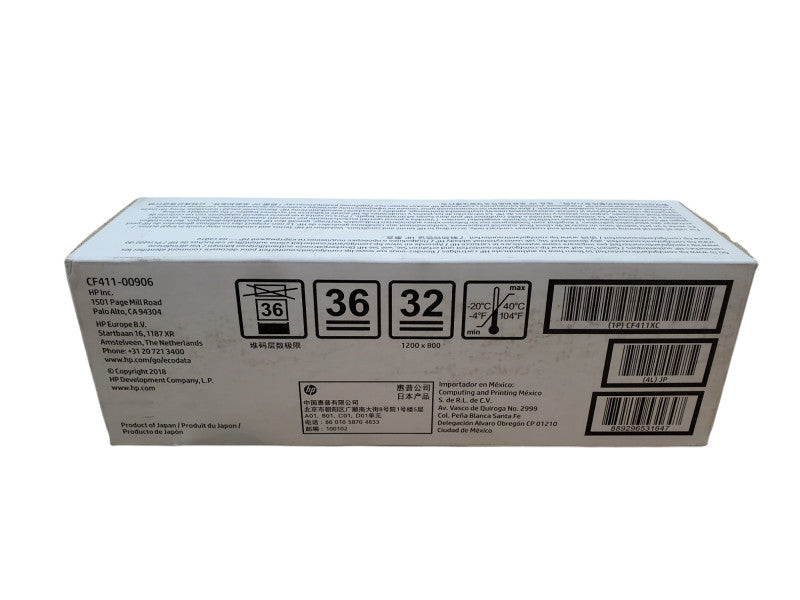 Genuine HP LaserJet Toner Cartridge CF411XC Cyan - New
