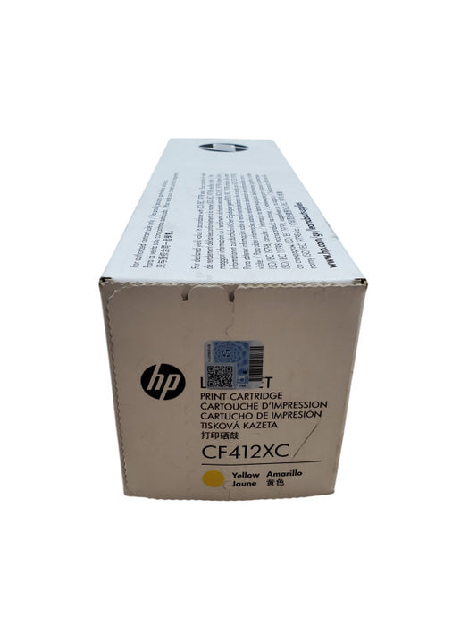 Genuine HP LaserJet Print Cartridge CF412XC Yellow - New