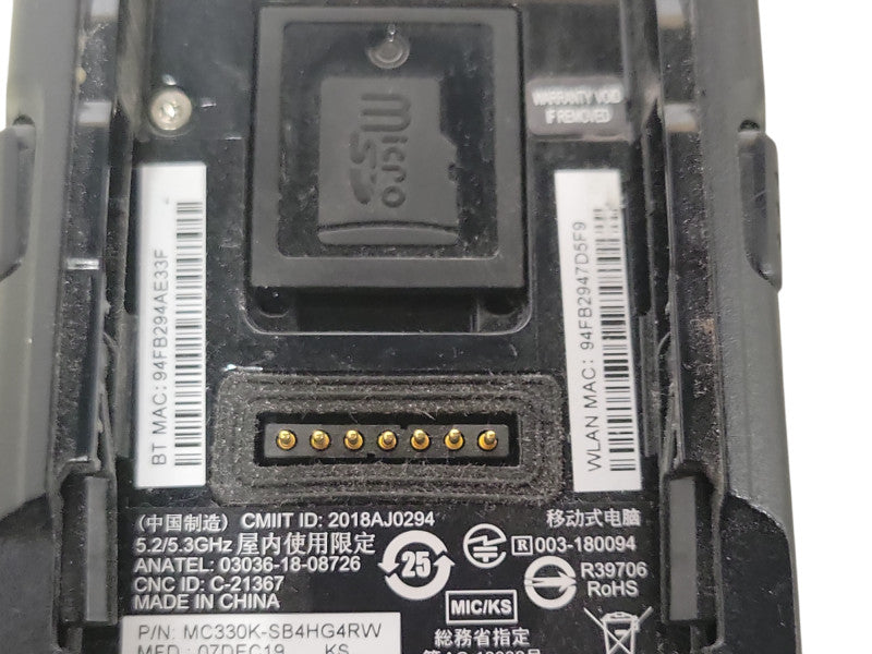 MC330K-SB4HG4RW Barcode scanner, No Battery, READ _
