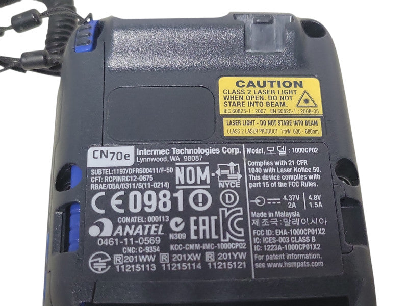 INTERMEC CN70E CN70EN7KN00W1100 MOBILE HANDHELD BARCODE SCANNER, READ _