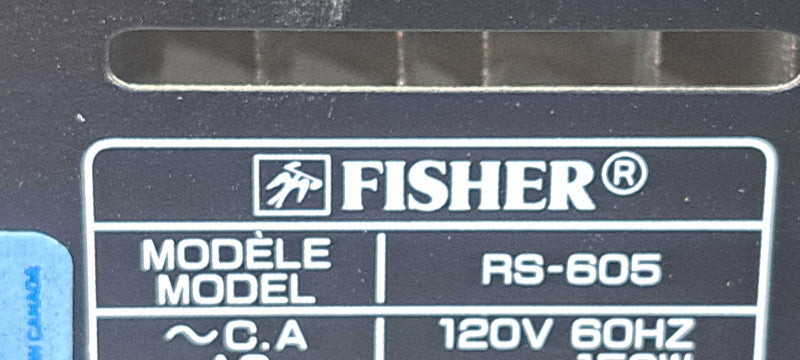 Vintage Fisher RS-605 Stereo Receiver, 100 Watts