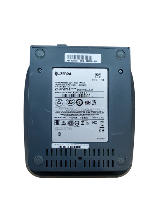 Zebra GK420d | GK42-202210-000 | Thermal Label Printer Q