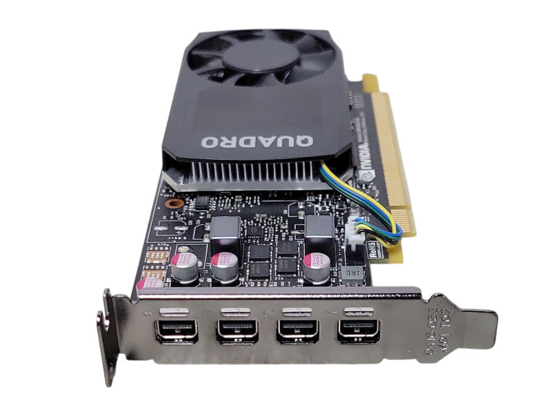 NVIDIA Quadro P1000 4GB Graphics Card 4x mini DisplayPort, LP Bracket _
