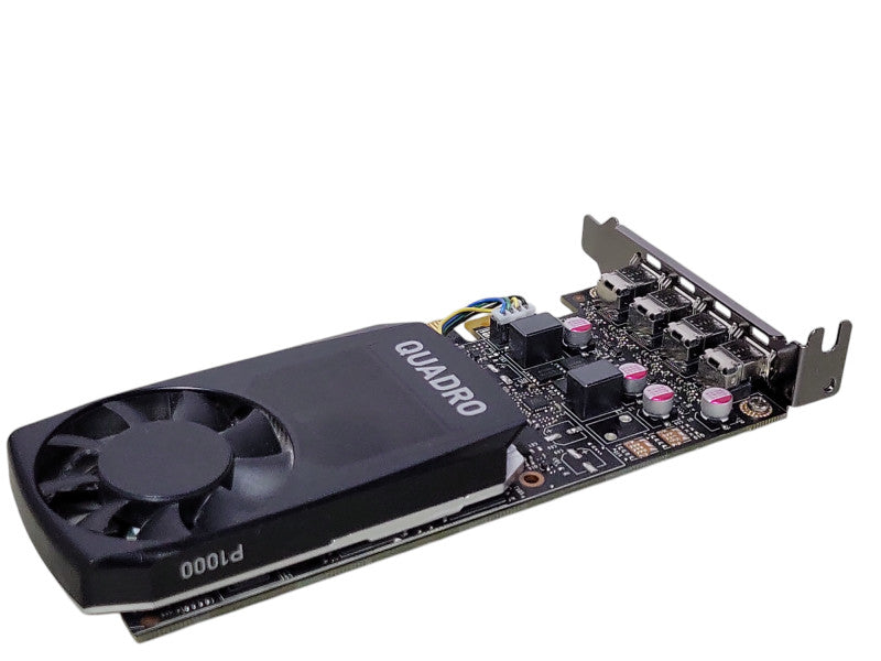 NVIDIA Quadro P1000 4GB Graphics Card 4x mini DisplayPort, LP Bracket _