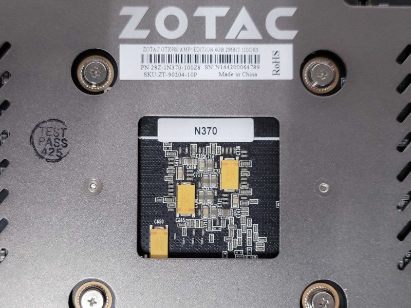 Zotac GTX980 AMP! Edition 4GB 256Bit GDDR5 Graphics card _