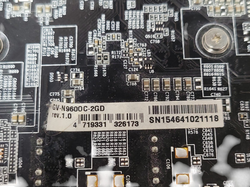 Gigabyte windforce GV-N9600C-2GD Graphics card DVI/HDMI/Display _
